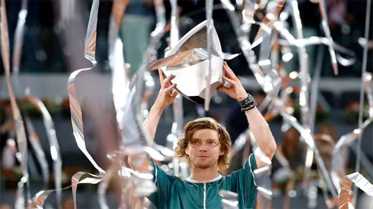 'Almost dead' Rublev battles illness to claim Madrid Open title