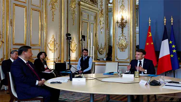 Macron, von der Leyen press China's Xi on trade in Paris talks