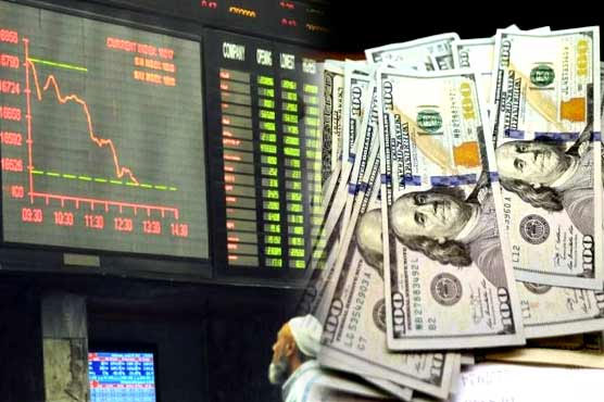 پاکستان سٹاک مارکیٹ میں اضافے کے بعد کمی، ڈالر بھی سستا