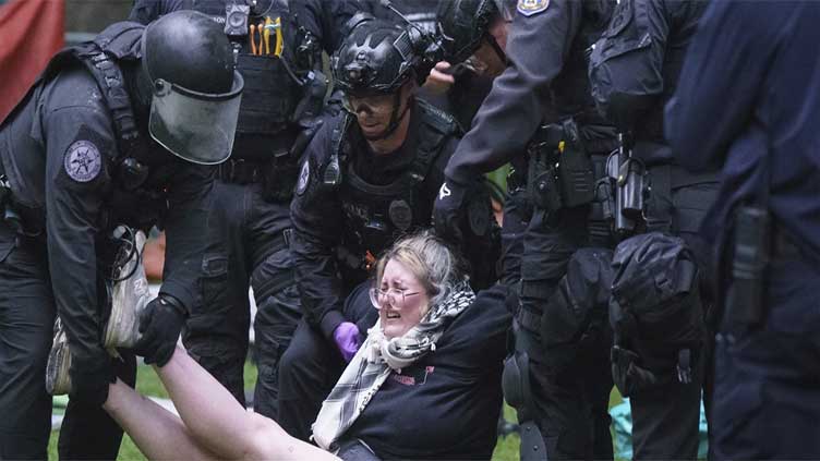 Police arrest over 40 as they clear pro-Palestinian protest camps at Penn, MIT and Arizona