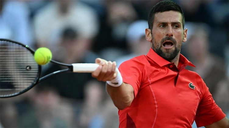 Djokovic struck with bottle from stands after winning Rome opener