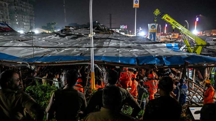 Twelve dead, 60 injured in India billboard collapse