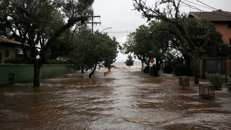 Brazil's flooded south paralyzed as rivers swell, again