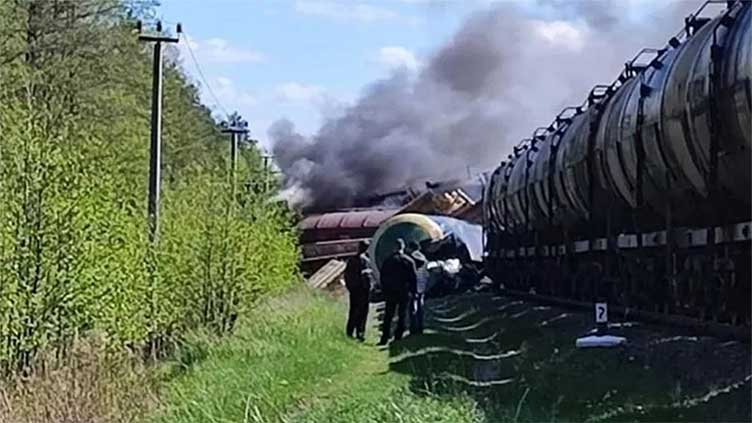 Freight train derails in Russia due to 'interference', officials say