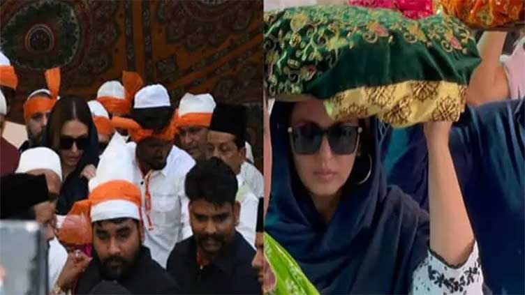 Huma Qureshi visits shrine of Khwaja Garib Nawaz for success of her film 'Jolly LLB 3'