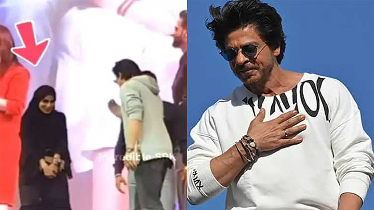 How Shah Rukh Khan gives respect to burqa-clad fan; video goes viral