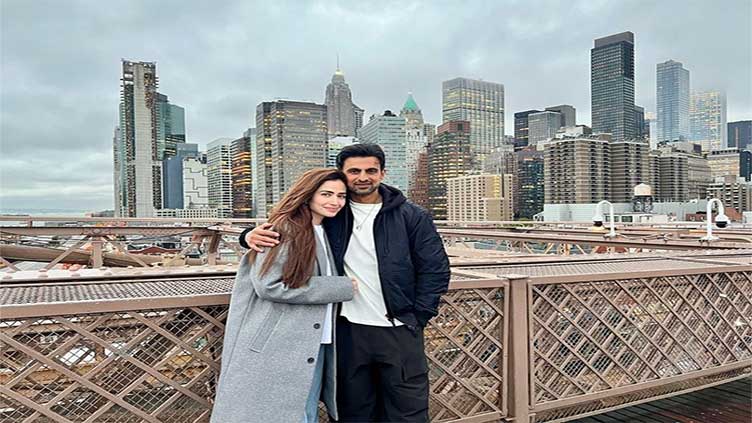 Sana Javed, Shoaib Malik enjoying honeymoon in New York