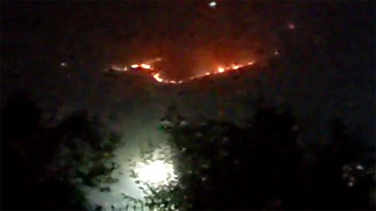 Fire erupts in Islamabad's Margalla hills