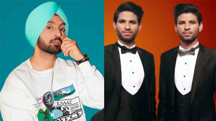 Leo Twins could not hide their emotions when Diljit Dosanjh plays their track