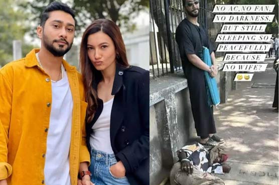 خانہ بدوش کا مذاق اڑانے پر سوشل میڈیا صارفین کی گوہر خان کے شوہر پر تنقید