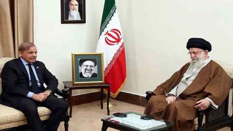 PM Shehbaz meets Iran's supreme leader to condole President Raisi's tragic death