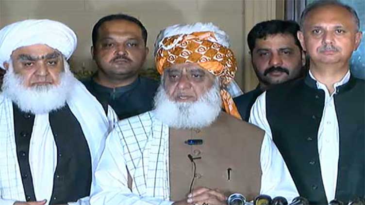 Fazl urges cooperation among opposition parties amid governance concerns