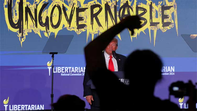 Trump booed and heckled by raucous crowd at Libertarian convention