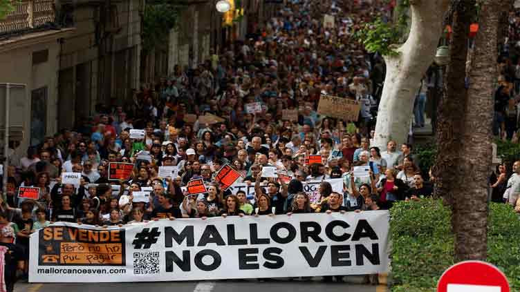 Inflation effects: Thousands protest against mass tourism in Spain's Balearic Islands