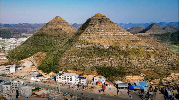 China's pyramid-shaped mountains spark conspiracy theories