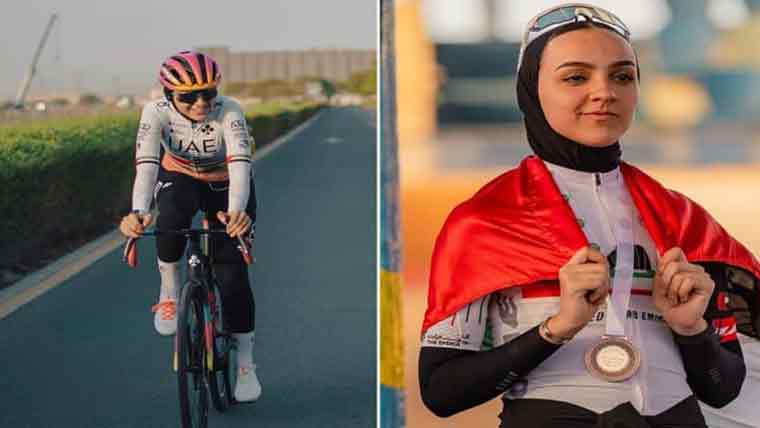  پیرس اولمپکس2024:صفیہ الصیغ  کوالیفائی کرنے والی پہلی اماراتی خاتون سائیکلسٹ 