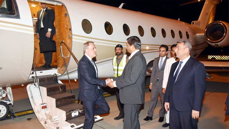 Azerbaijan's foreign minister reaches Islamabad on two-day official visit