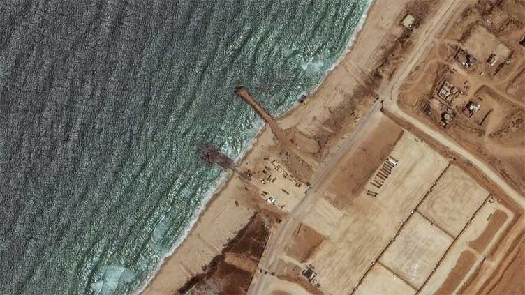 Cyprus says aid held off Gaza coast after pier damage