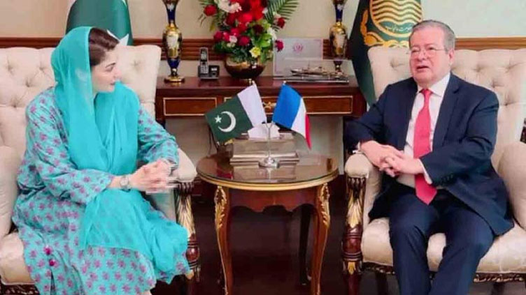 French ambassador calls on CM Maryam, vows to strengthen bilateral ties 