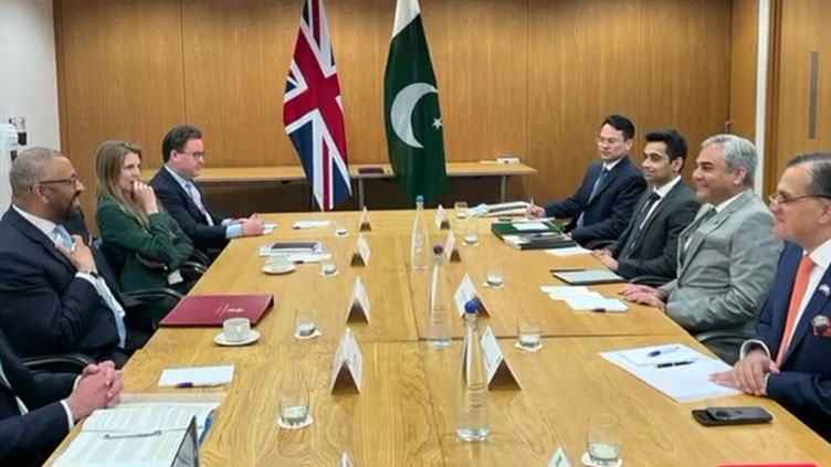Mohsin Naqvi meets British counterpart, signs LOI to combat crime