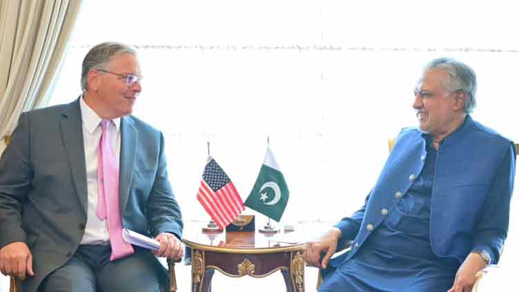 Dar, Blome reaffirm commitment to further boost Pak-US ties