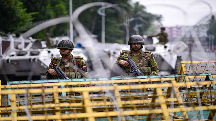 Attackers set fire to the headquarters of a Bangladesh party that backed ousted leader Sheikh Hasina