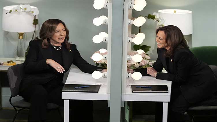 Harris appears on 'Saturday Night Live' as mirror image of Maya Rudolph with election looming