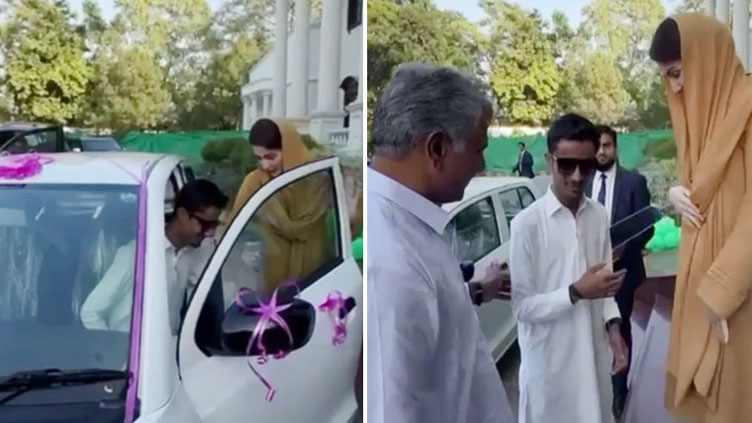 CM Maryam Nawaz gifts new car to visually-impaired lad