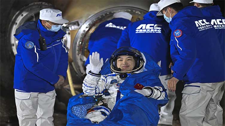 China space station crew returns to Earth after 6 months in space