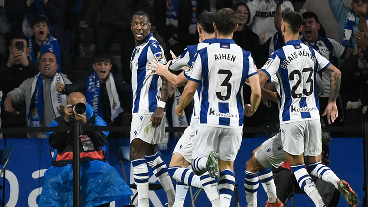 Liga leaders Barca stumble in controversial defeat at Real Sociedad