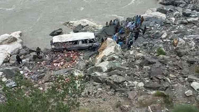 17 die as passenger van plunges into river in Astore