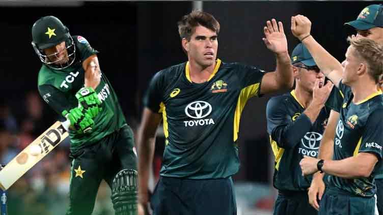 Australia beat Pakistan by 29 runs in rain-hit T20I