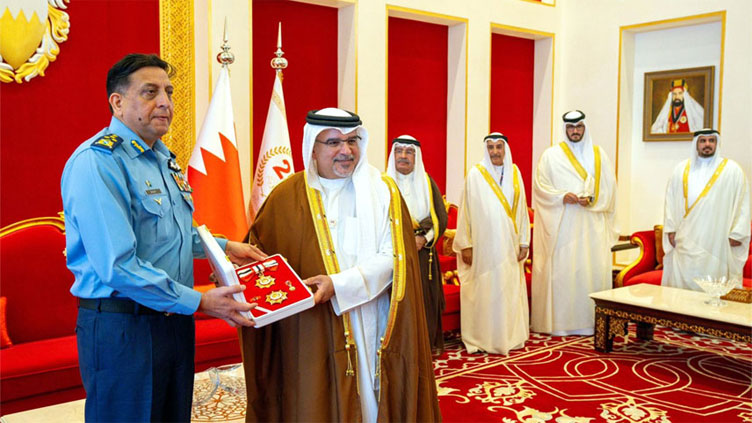 Bahrain awards 'Medal-First Class' to air chief for defence collaboration