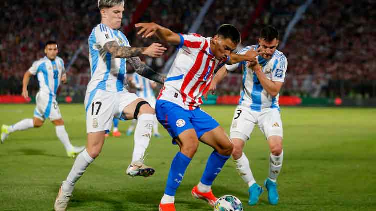 Frustrated Argentina suffer shock 2-1 defeat at Paraguay