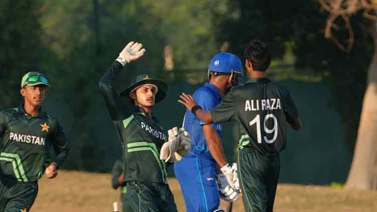 All-round performance leads Pakistan U19 to thrilling win over Afghanitan