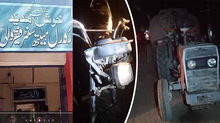 Three killed in motorcycle, tanker collision near Bahawalpur