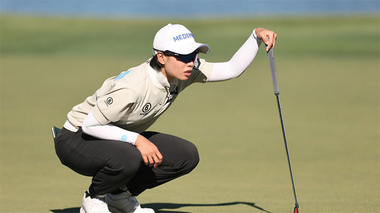 South Korean An grabs lead at LPGA Tour Championship