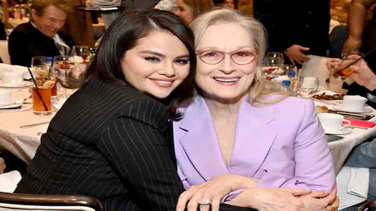 Selena Gomez thanks Meryl Streep for supporting 'Emilia Prez' at star-studded event