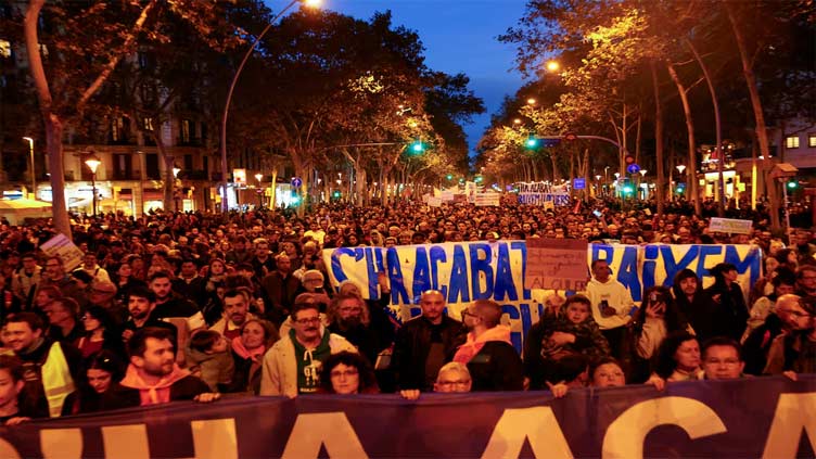 Barcelona protesters demand affordable rents as Spain juggles tourism impact