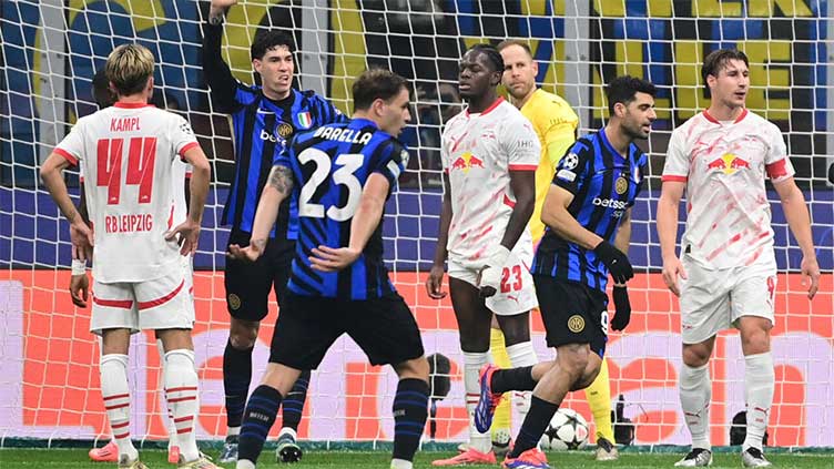 Inter take Champions League lead with narrow win over Leipzig