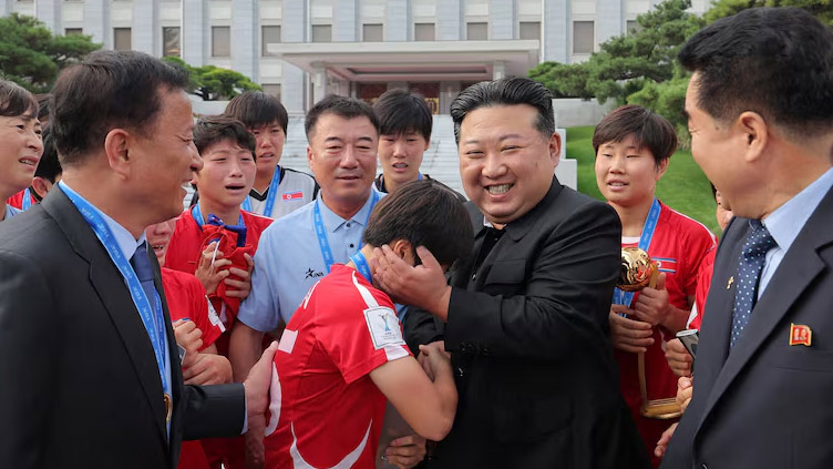 North Korea's Kim lauds U-20 women's soccer World Cup victory