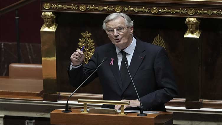 The new French prime minister tells parliament the country's 'colossal' debt is 'sword of Damocles'