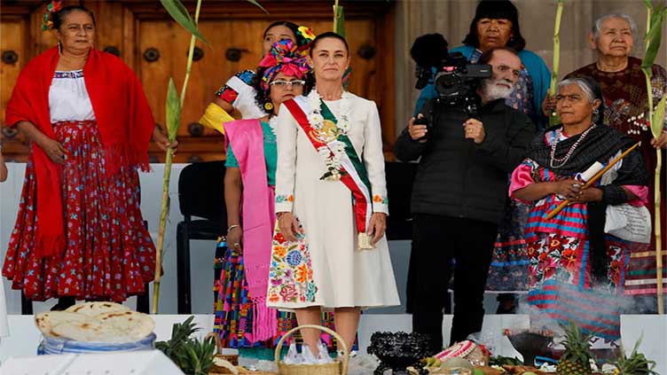 Sheinbaum sworn in as Mexico's first female president, vows 'it's time for women'