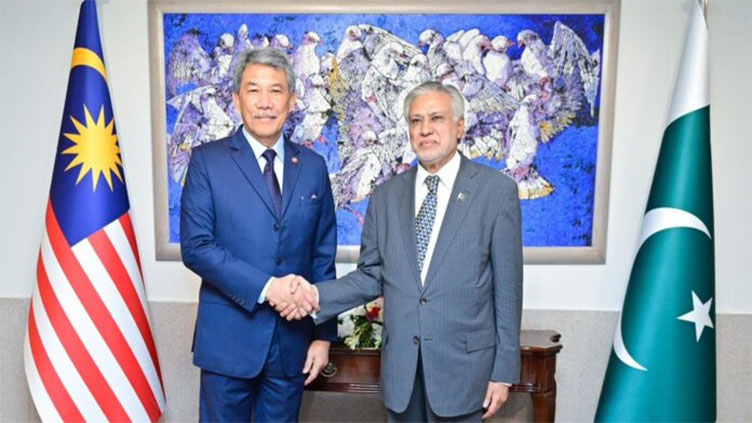 Ishaq Dar, Malaysian FM discuss bilateral cooperation