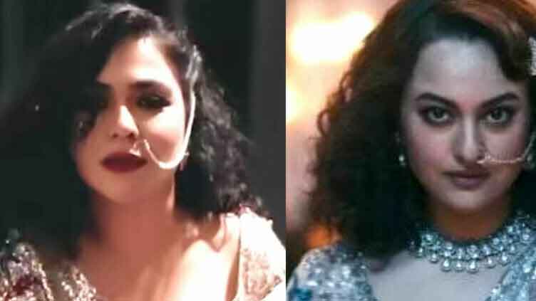 Humaima Malick draws fans' ire by copying style of 'Heeramandi'