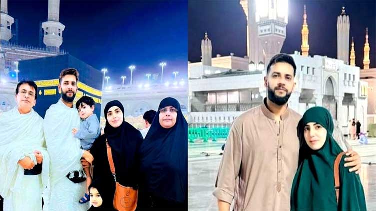 Imad Wasim performs Umrah with family