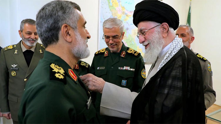 Iran's Khamenei decorates commander for Israel attack