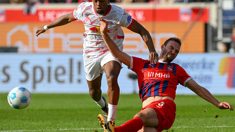 Openda strike briefly sends Leipzig top of Bundesliga