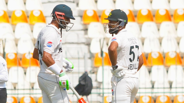 Pakistan eyes big first innings courtesy Abdullah, Shan centuries