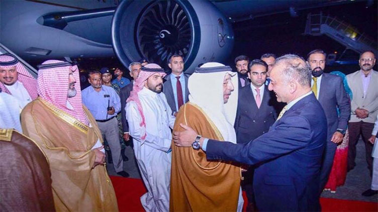 Saudi delegation arrives in Pakistan on three-day visit